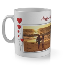 Personalised Mug with Valentine's Day: Heart Themes design